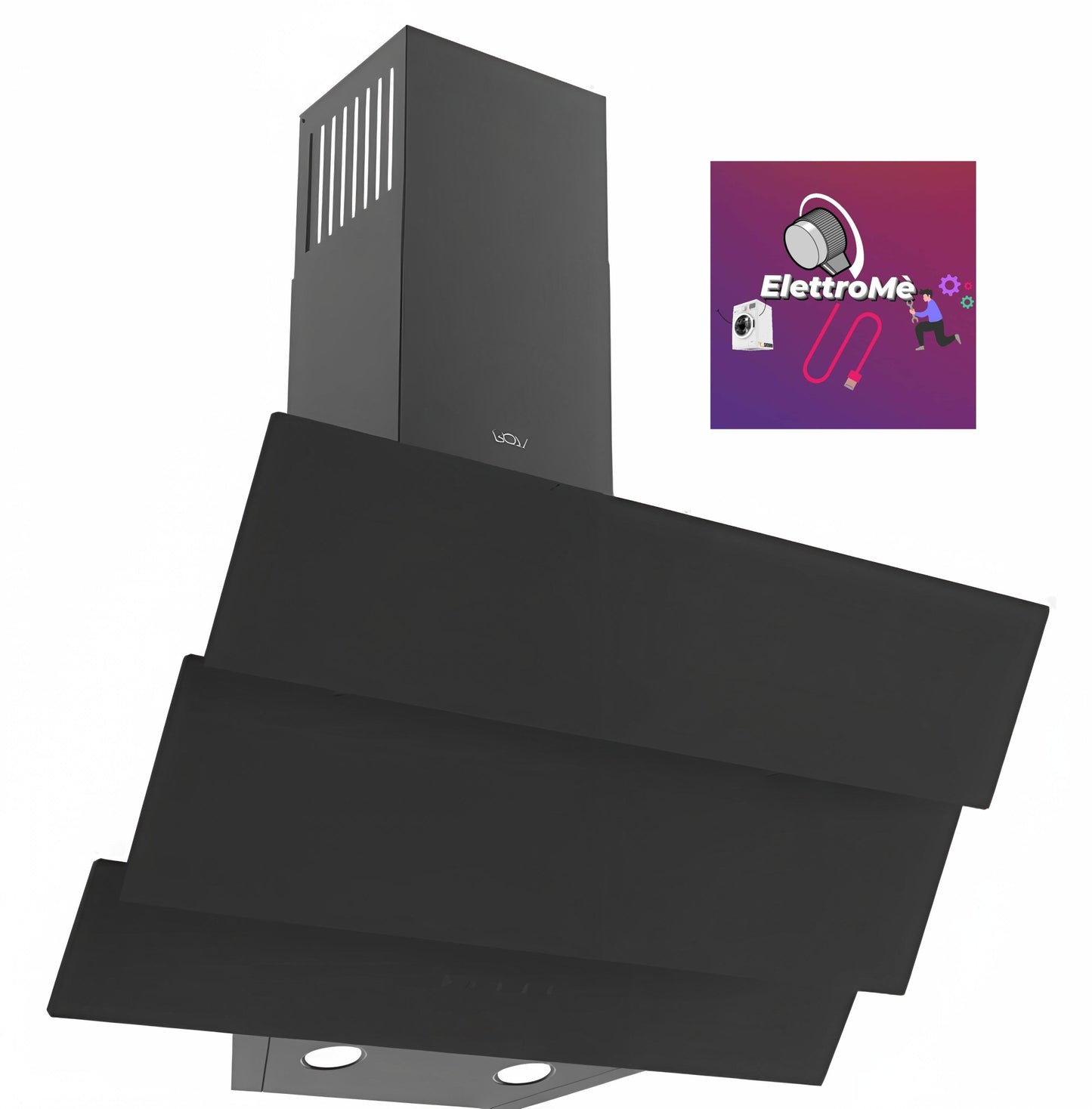 CAPPA 3 PANNELLI NERA 60 CM