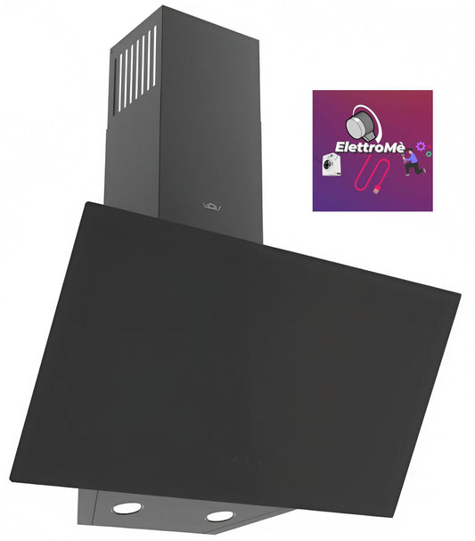 CAPPA MONO PANNELLO NERA 60 CM